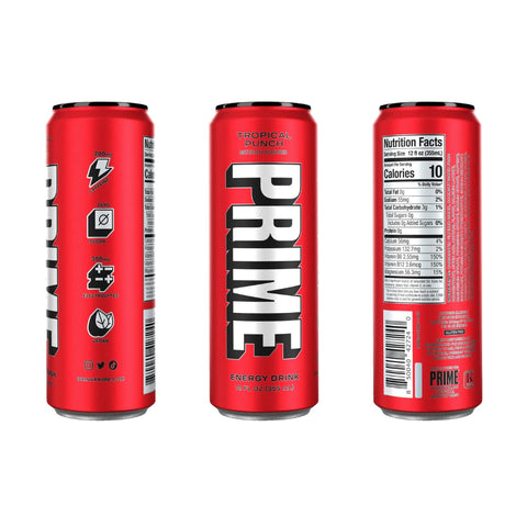 PRIME Energy Drink USA Tropical Punch (355ml)