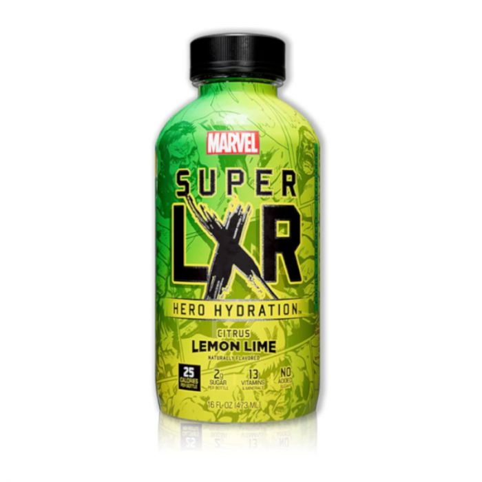 Arizona x Marvel Super LXR Hero Hydration Citrus Lemon Lime 16oz (473m