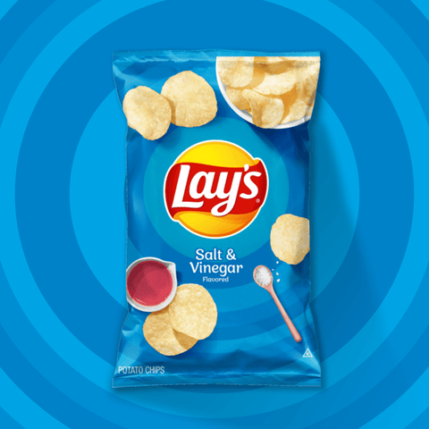 Lays Salt & Vinegar Potato Chips USA Import (184g, Sharer Bag) - SweetPunkz