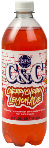 C&C Cherry Cherry Lemonade Bottle (710ml) Non-Carbonated (BBD 24/02/24)