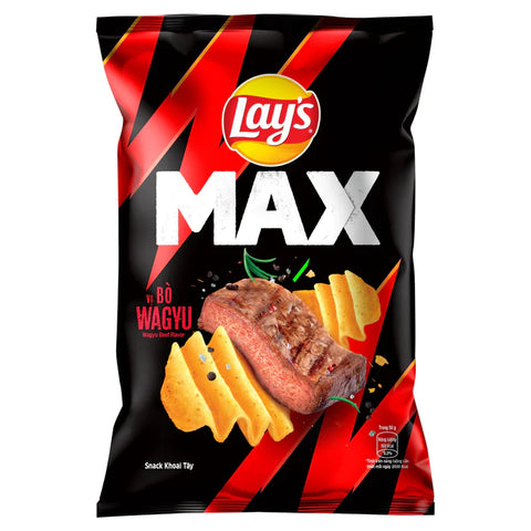Lays Max Wagyu Beef (42g) Vietnam Import (BBD 15/03/24)