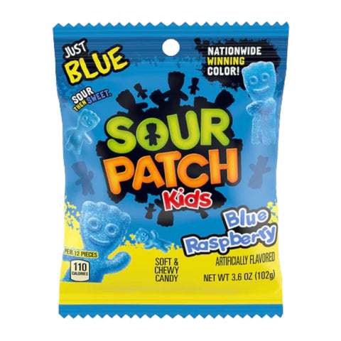 Sour Patch Kids Blue Raspberry Peg Bag (102g)