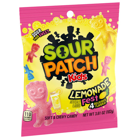 Sour Patch Kids Lemonade Fest Peg Bag (102g)