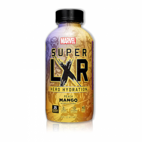 Arizona x Marvel Super LXR Hero Hydration Peach Mango 16oz (473ml)