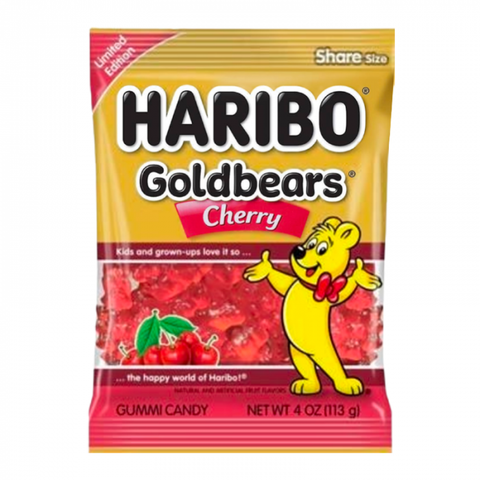 Haribo Gold Bears USA Cherry 4oz (113g)