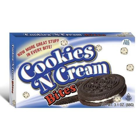 Cookie Dough Cookies N Cream Bites Box (88g) (DATED 22/07/22) - SweetPunkz