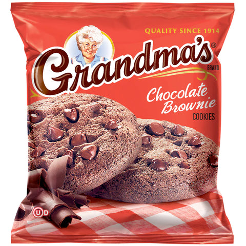 Frito Lay Grandma's Chocolate Brownie Chip Soft Cookies 2.5oz 70.8g (2pk)