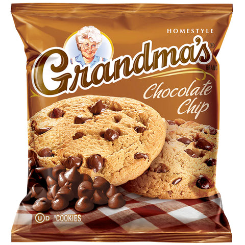 Frito Lay Grandma's Chocolate Chip Soft Cookies 2.5oz 70.8g (2pk)