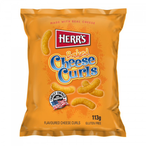 Herr's Baked Cheese Curls (113g) Crisps Herr's 