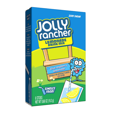 Jolly Rancher Blue Raspberry Lemonade Singles to Go 6 pack