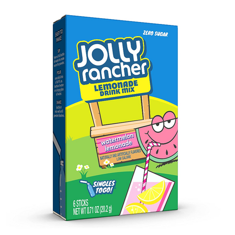 Jolly Rancher Watermelon Lemonade Singles to Go 6 pack