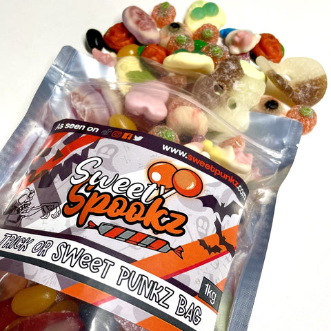 Trick or Sweet Halloween Punkz Bag (1kg)