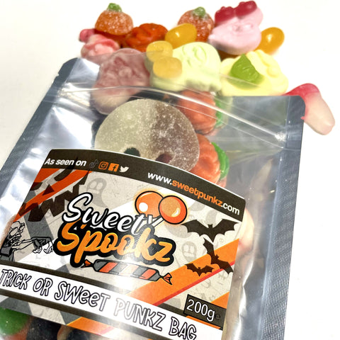 Trick or Sweet Halloween Punkz Bag (200g)