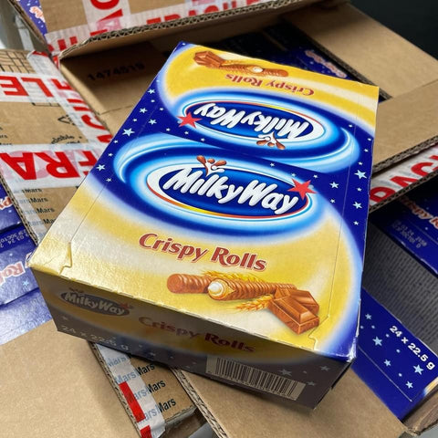 Milkyway Crispy Rolls (Full Box) x 24 Bars