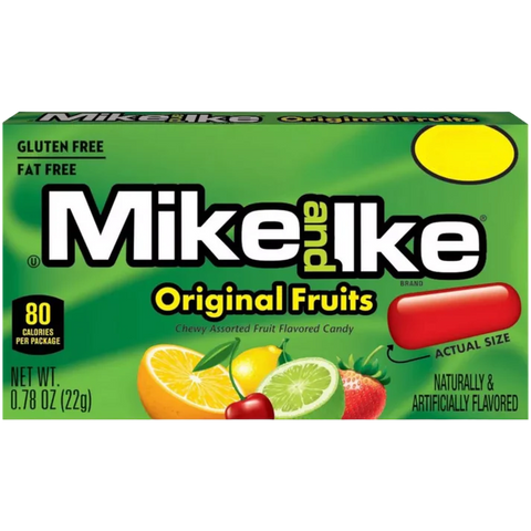 Mike & Ike Sour Original Fruits Mini Box 0.78oz (22g)