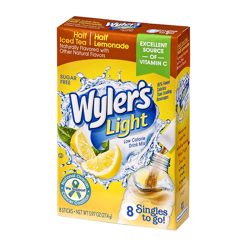 Wyler's Light Half Iced Tea Half Lemonade 50/50 8 Pack