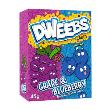 Dweebs Grape & Blueberry (45g) American Candy Dweebs 