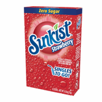 Sunkist Strawberry Zero Sugar Singles to Go 6 Pack