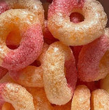 Freeze Dried Peach Rings (6pcs) - SweetPunkz