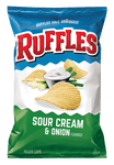 Ruffles Sour Cream & Onion USA Import (184g, Sharer Bag) - SweetPunkz