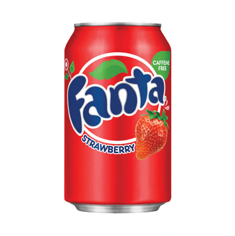 FANTA Strawberry USA Soft Drink Can (355ml) (BBD 08/01/24)