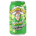 Warheads Sour Green Apple USA Soft Drink Can (355ml) - SweetPunkz