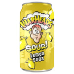 Warheads Sour Lemon USA Soft Drink Can (355ml) - SweetPunkz